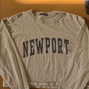Gray Newport Long Sleeve Tee